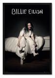 Billie EIlish - Постер со Рамка А4 (29,7x21 cm) - Артизам