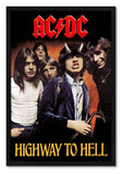 AC/DC - Постер со Рамка А4 (29,7x21 cm) - Артизам
