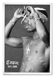 2Pac - Постер со Рамка А4 (29,7x21 cm) - Артизам