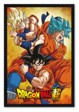 Dragonball - Постер со Рамка А4 (29,7x21 cm) - Артизам