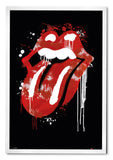 Rolling Stones - Постер со Рамка А4 (29,7x21 cm)