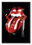 Rolling Stones - Постер со Рамка А4 (29,7x21 cm)