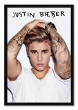 Justin Bieber - Постер со Рамка А4 (29,7x21 cm) - Артизам