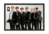 BTS - Постер со Рамка А4 (29,7x21 cm) - Артизам
