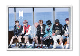 BTS - Постер со Рамка А4 (29,7x21 cm) - Артизам