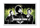 Green Day - Постер со Рамка А4 (29,7x21 cm) - Артизам