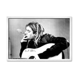 Kurt Cobain - Постер со Рамка А4 (29,7x21 cm) - Артизам
