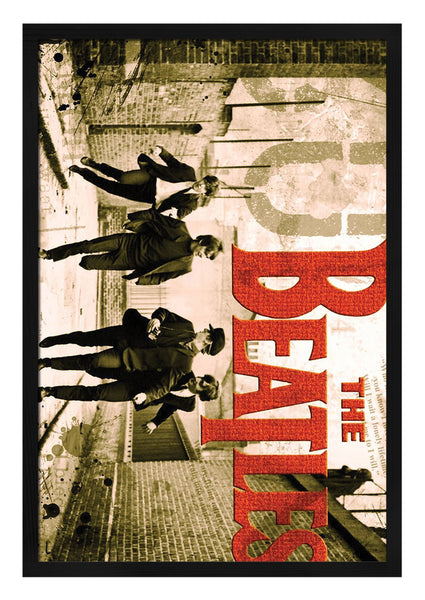Beatles - Постер со Рамка A3+ (47x32 cm) - Артизам