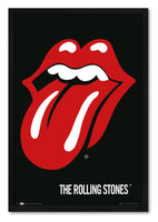 Rolling Stones - Постер со Рамка А4 (29,7x21 cm)