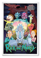 Rick and Morty - Постер со Рамка А4 (29,7x21 cm)