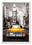 New York City - Постер со Рамка А4 (29,7x21 cm)
