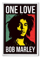 Bob Marley - Постер со Рамка А4 (29,7x21 cm) - Артизам