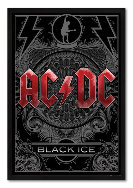 AC/DC - Постер со Рамка А4 (29,7x21 cm) - Артизам