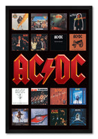 AC/DC - Постер со Рамка А4 (29,7x21 cm) - Артизам