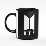 BTS Logo Black Mug / Црна Чаша
