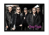 Deep Purple - Постер со Рамка А3 (42x30 cm) - Артизам