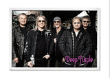 Deep Purple - Постер со Рамка А3 (42x30 cm) - Артизам