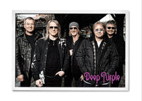 Deep Purple - Постер со Рамка А4 (29,7x21 cm) - Артизам