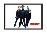 Green Day - Постер со Рамка А3 (42x30 cm) - Артизам