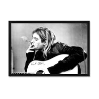 Kurt Cobain - Постер со Рамка А4 (29,7x21 cm) - Артизам