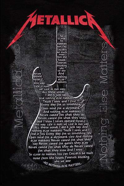 Metallica Nothing Else Matters Poster Maxi (61x91.5 cm)