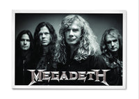 Megadeth - Постер со Рамка А4 (29,7x21 cm)